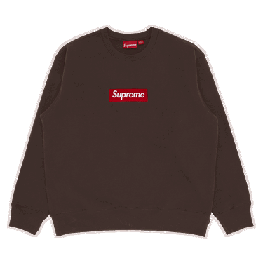 Dukserice Supreme Box Logo Crewneck "Umber" Smeđa | FW22SW65 UMBER, 0