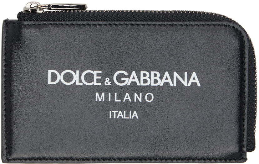 Novčanik Dolce & Gabbana Black Logo Card Holder Crna | BP3274AN244