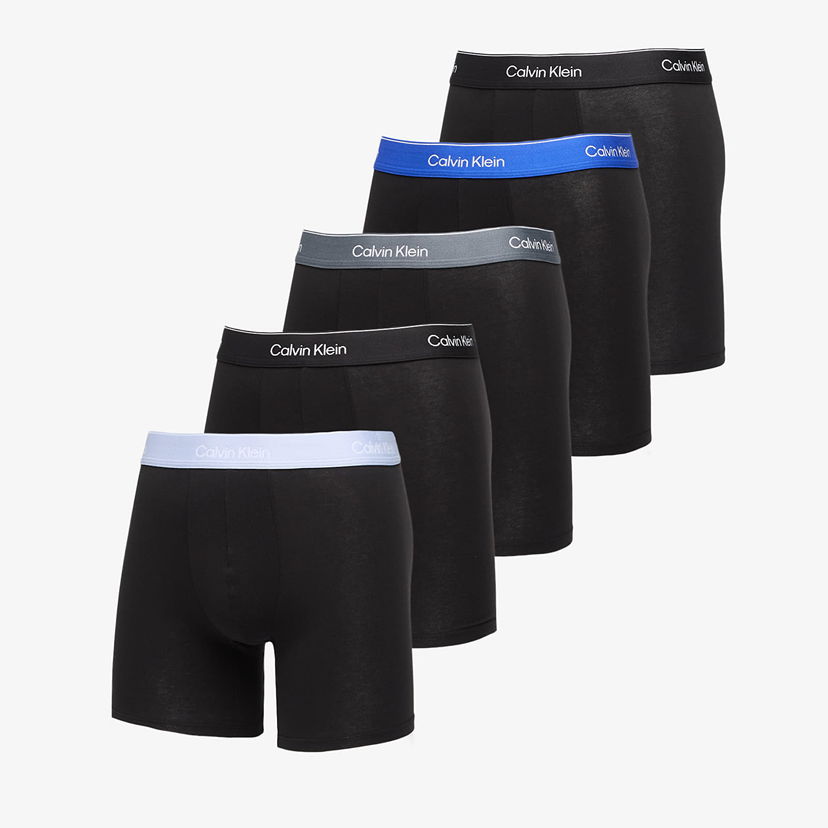 Bokserice CALVIN KLEIN Boxer Brief 5-Pack Crna | LV00NB4395 0GN