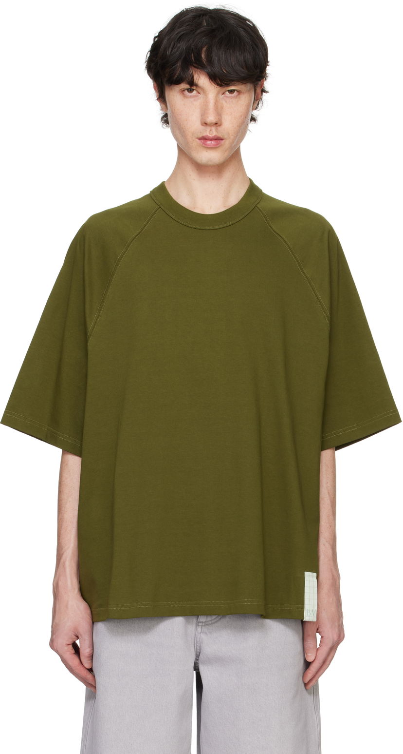 Majica kratkih rukava Bottega Veneta Pima Cotton Jersey T-Shirt Zelena | 804279 V4N50 1352