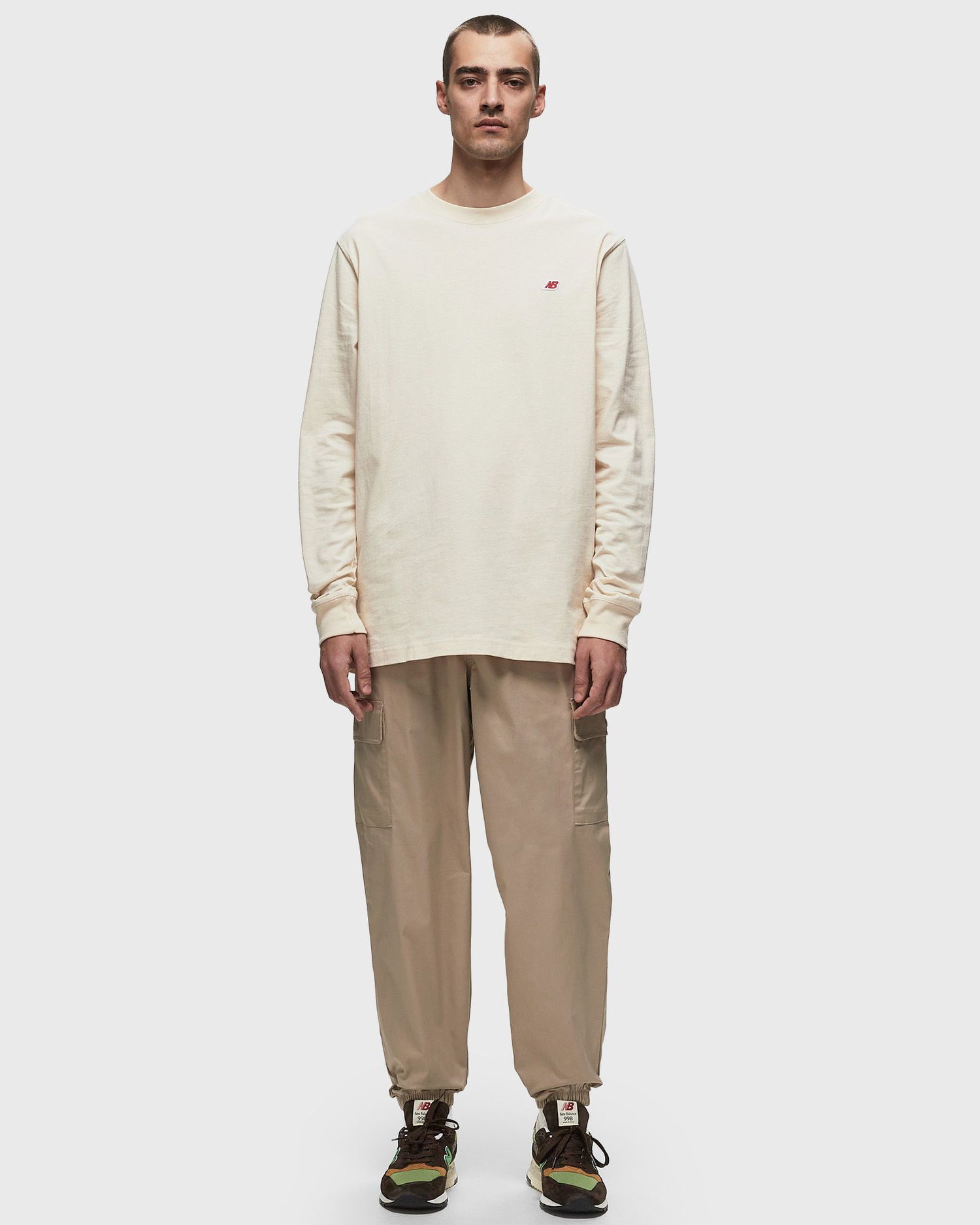 Cargo hlače New Balance Icon Twill Cargo Jogger Bež | MP41579-SOT, 1
