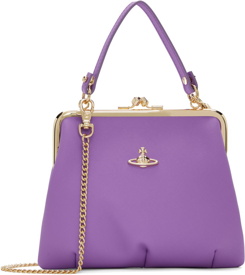 Ručna torbica Vivienne Westwood Granny Frame Bag Ljubičasta | 4B010007W-S000B-