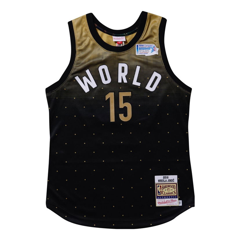 Dres Mitchell & Ness NBA Authentic Nikola Jokic All-Star World Jersey Crna | AJY44958-ASG16NJOBKGD