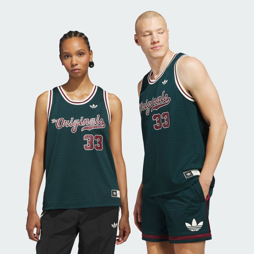 Dres adidas Performance Originals Basketball Jersey Zelena | JM9954