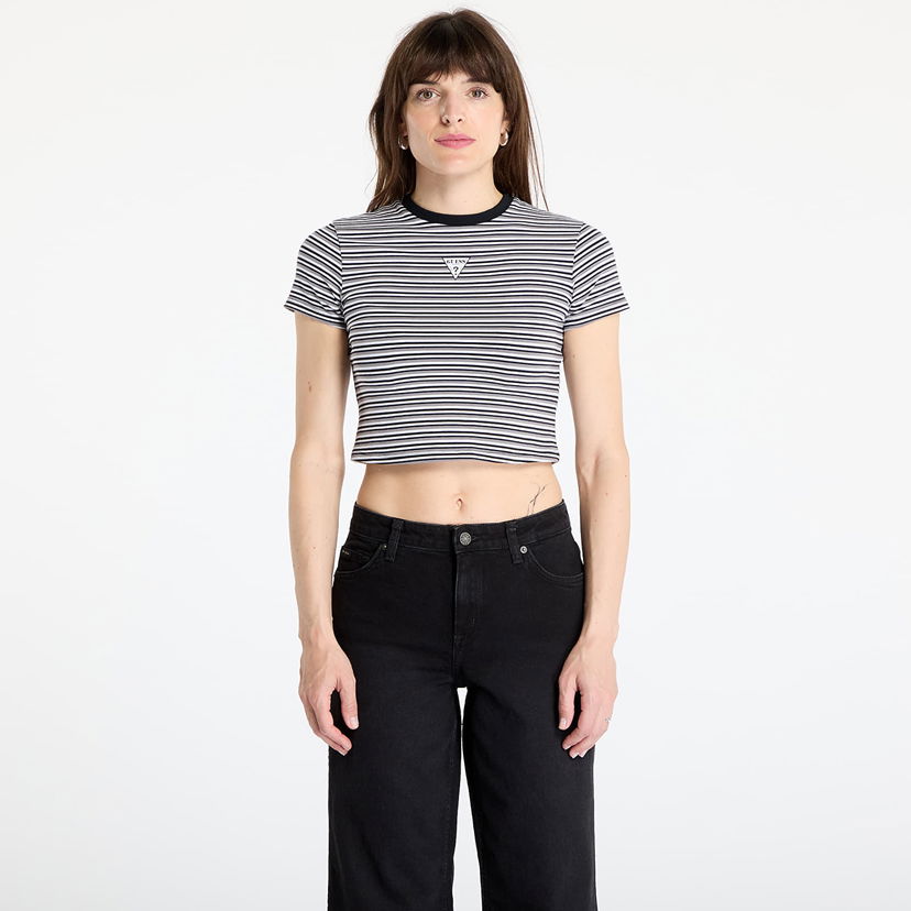 Crop top GUESS GUESS Originals Go Core Stripe Baby Print Crop Top Višebojno | W5GI57J1314-S781