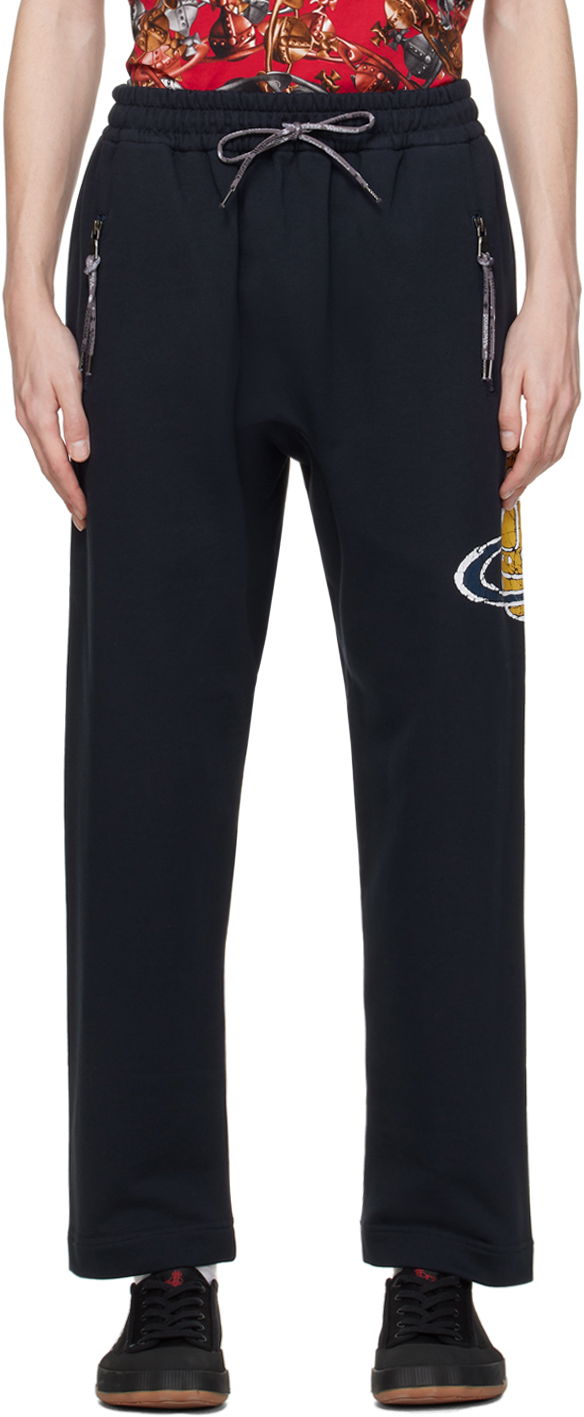 Trenirka Vivienne Westwood Time Machine Sweatpants Tamnoplava | 3J01000K-J0006-