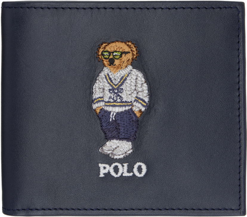 Novčanik Polo by Ralph Lauren Ralph Lauren Bear Embroidered Billfold Wallet Tamnoplava | 405962466001