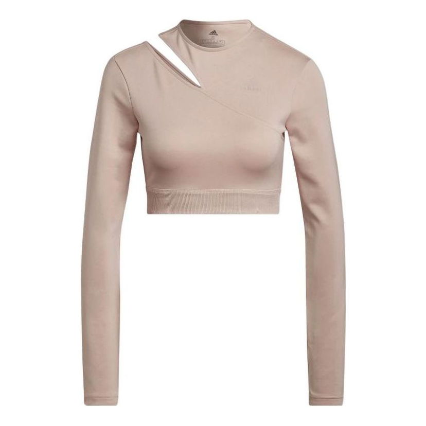 Crop top adidas Originals Solid Color Long Sleeve Crop Top Ružičasta | HM3181