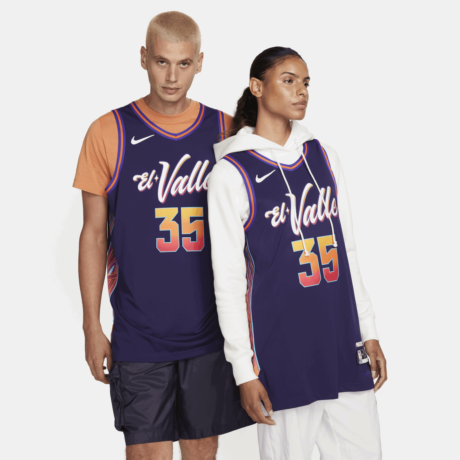 Dres Nike Dri-FIT ADV NBA Authentic Kevin Durant Phoenix Suns 2023/24 City Edition Tamnoplava | DX8773-536, 0