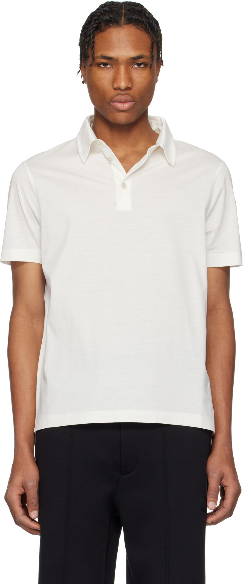 Polo majica Moncler Moncler Archivio Short Sleeve Polo Bijela | K10918A000188390X