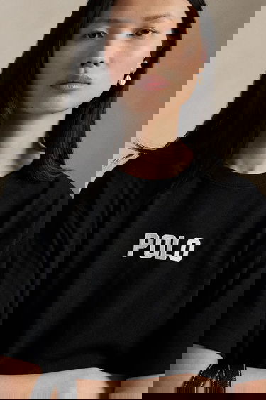 Majica kratkih rukava Polo by Ralph Lauren Polo Ralph Lauren Cropped T-Shirt Crna | 211965119, 3