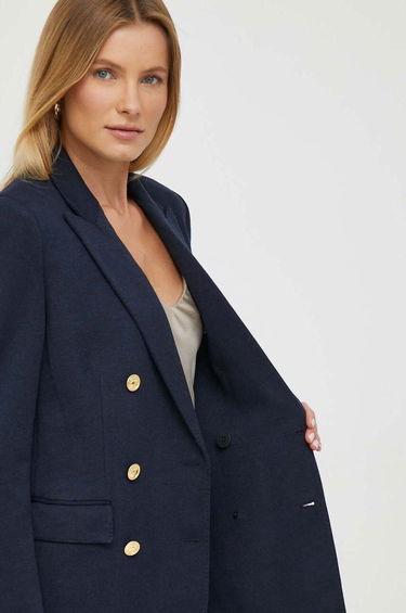 Jakna Polo by Ralph Lauren Double-Breasted Wool-Blend Blazer Tamnoplava | 211910134, 5