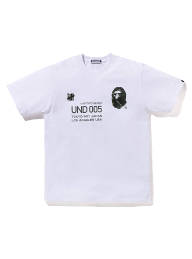 Majica kratkih rukava BAPE Undefeated x 005 Tee Bijela | 1I73-110-920