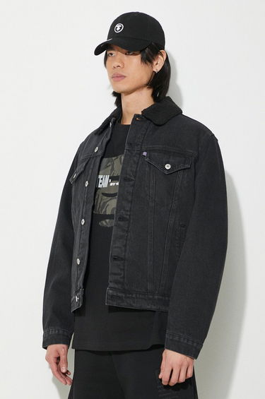 Jakna BBC IceCream ICECREAM Running Dog Sherpa Denim Jacket Crna | IC24147, 3