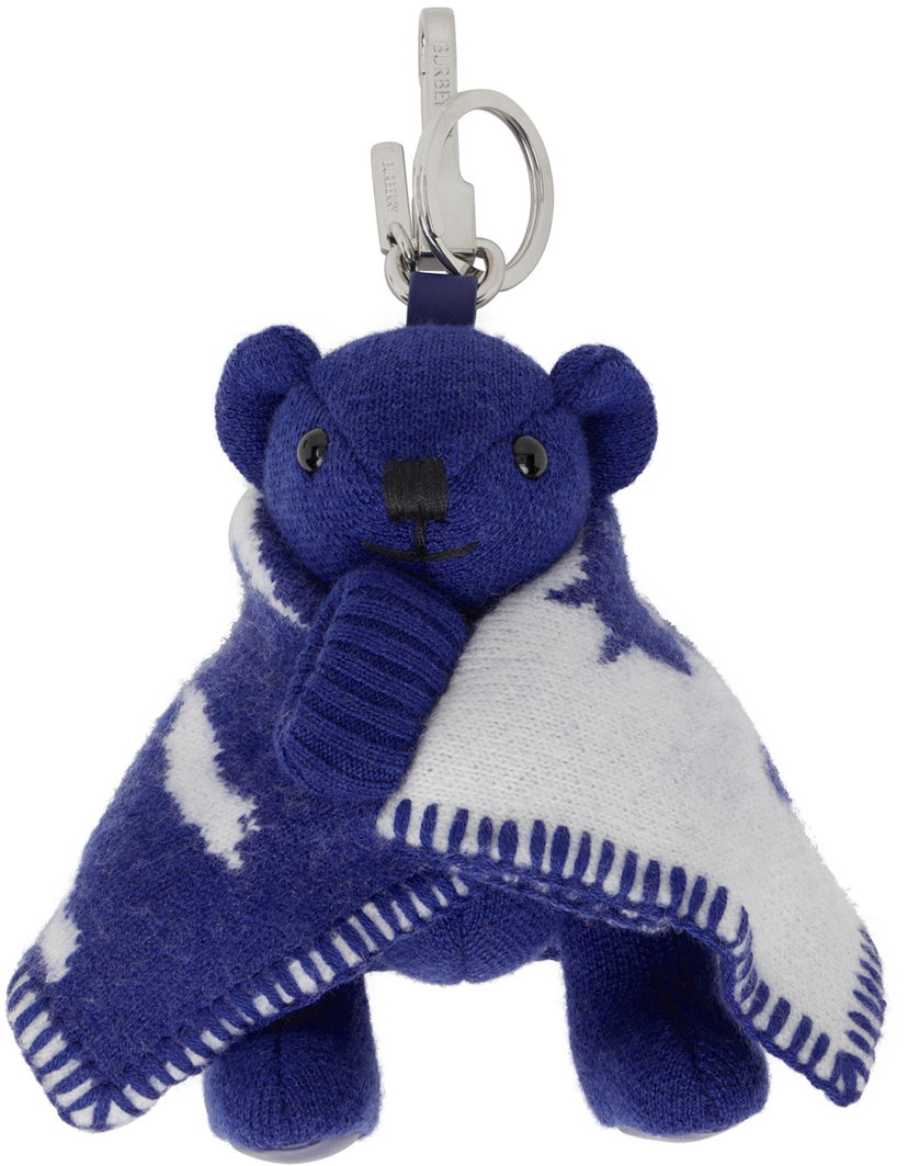 Privjesci za ključeve Burberry Thomas Bear Keychain Tamnoplava | 8078760