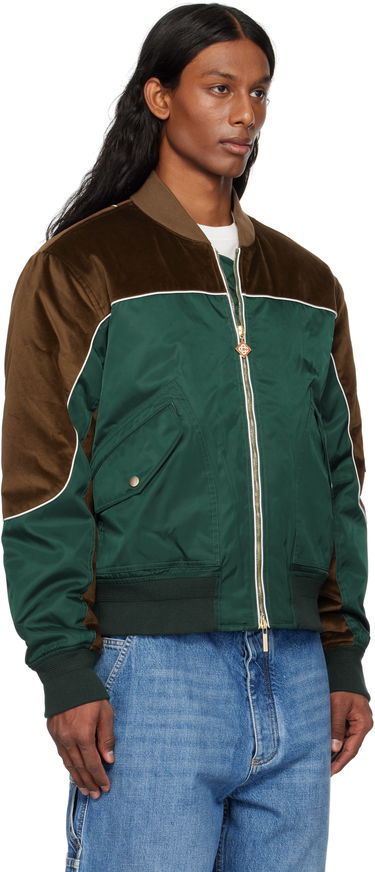 Bomber jakna Casablanca Casablanca Carseat Bomber Jacket Zelena | MS25-OT-171-01, 1
