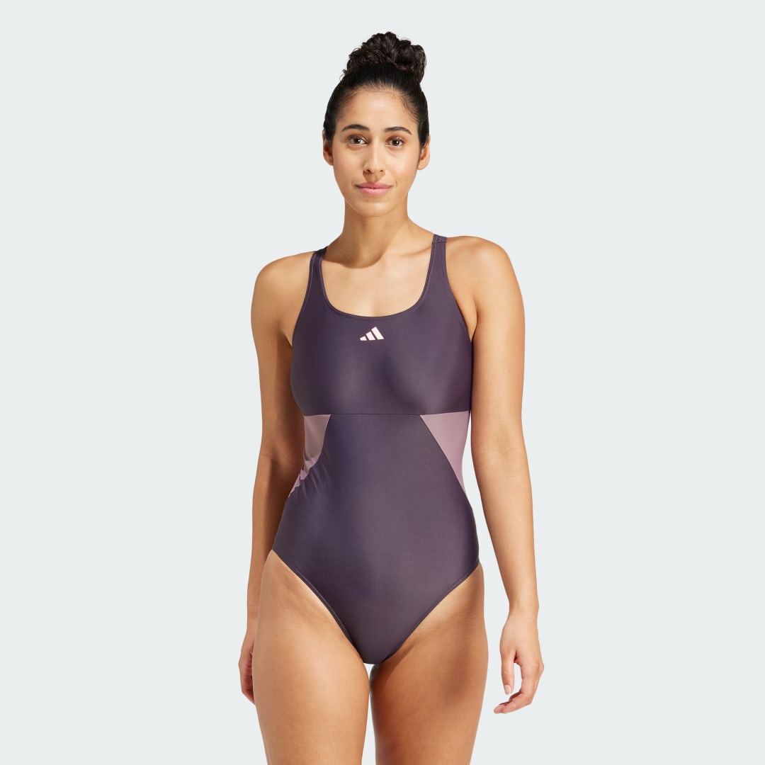 Kupaći kostimi adidas Performance Colorblock C-Back Ljubičasta | IW6025, 0