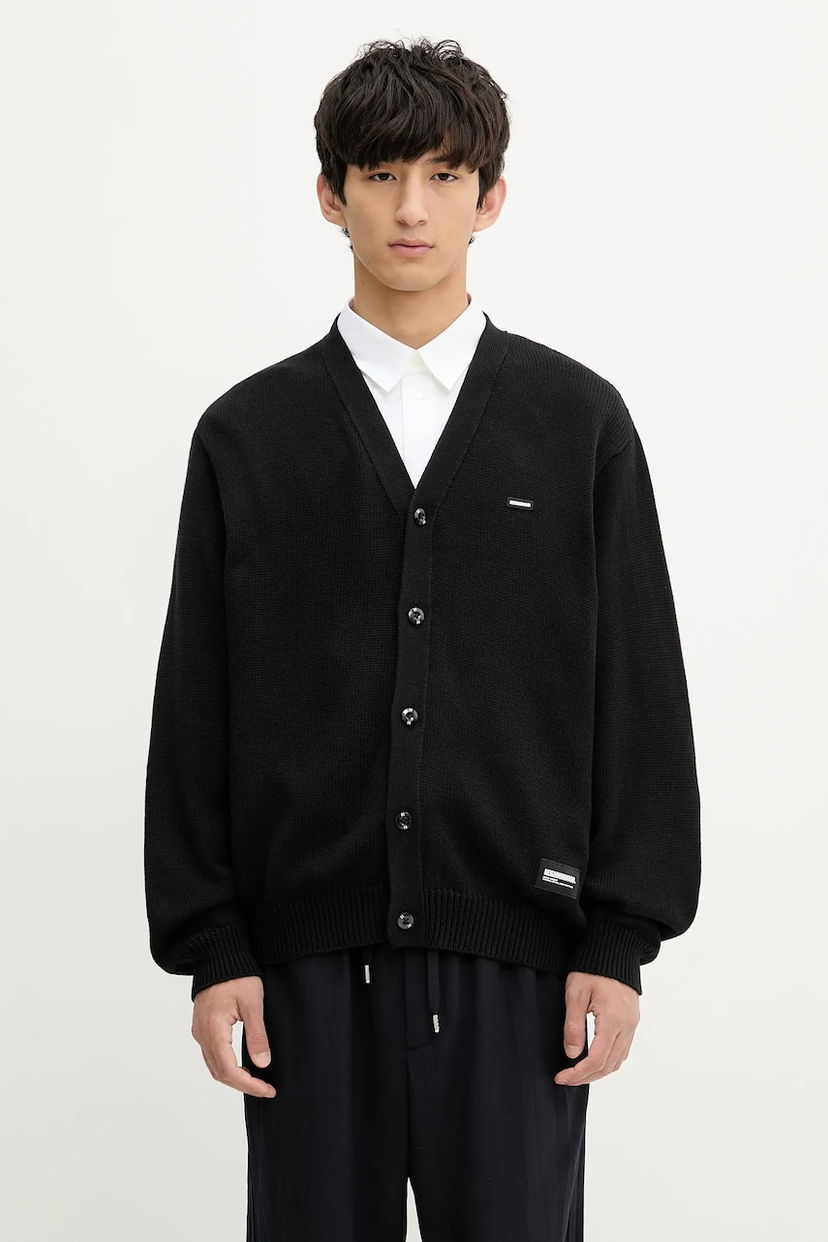 Džemper Neighborhood NEIGHBORHOOD Plain Cardigan Crna | 251FUNH.KNM01
