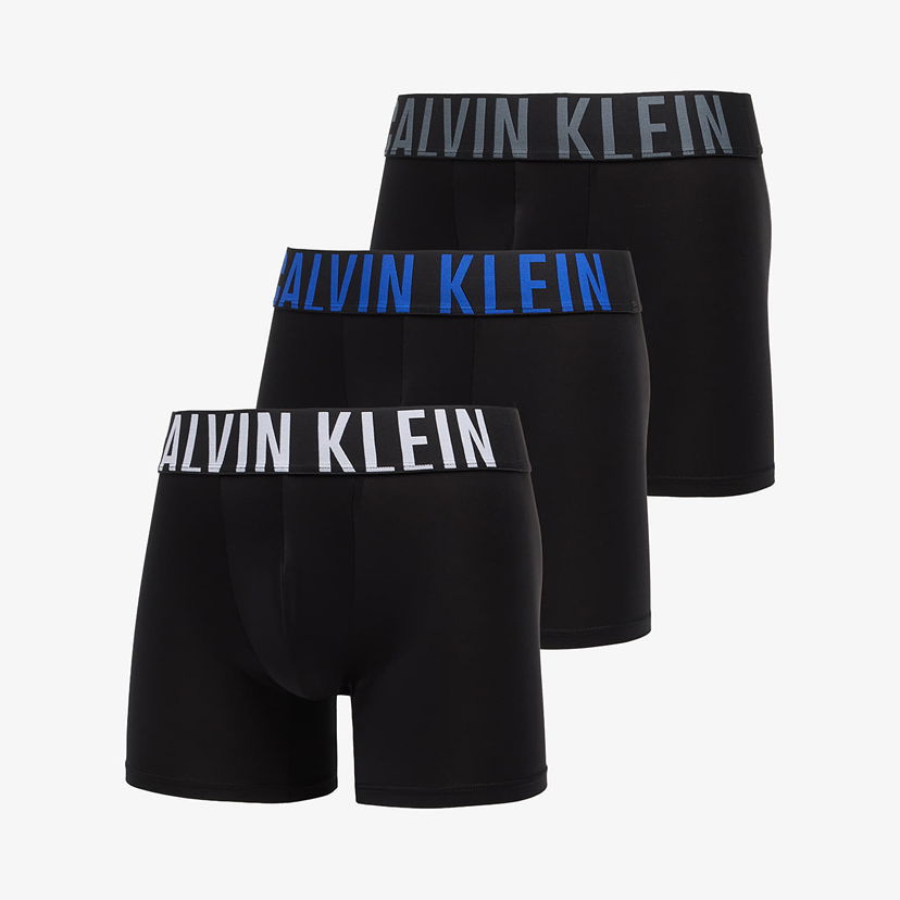Bokserice CALVIN KLEIN Calvin Klein Intense Power Microfiber Stretch Boxer Brief 3-Pack Crna | 000NB3612A ZDH