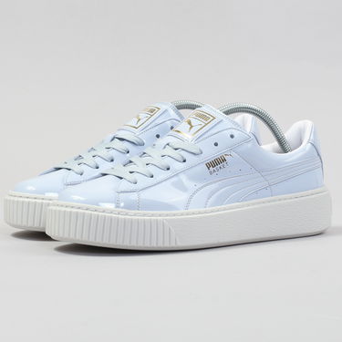 Tenisice i cipele Puma Basket Platform Patent Wn's oatmeal - oatmeal Plava | 363314 02, 0