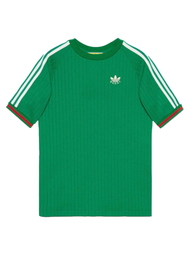 Majica kratkih rukava Gucci adidas x Jersey T-Shirt Green Zelena | 700486 XJEJT 3063