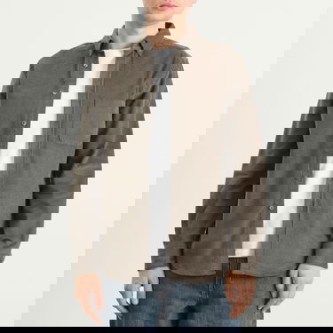 Košulja Portuguese Flannel Lobo Button Down Corduroy Shirt Siva | AW25051-GRY, 2