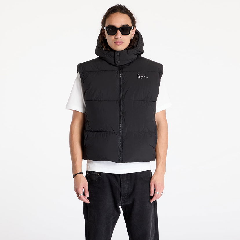 Prsluk Karl Kani Small Signature Puffer Vest Black S Crna | 60720004