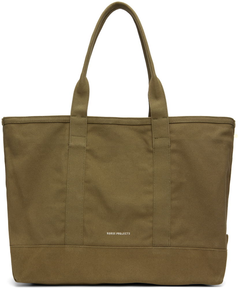 Tote bag NORSE PROJECTS Norse Projects Stefan Cotton Canvas Tote Zelena | N95-0970