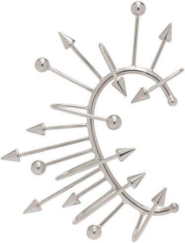 Naušnice Jean Paul Gaultier Jean Paul Gaultier Multiple Spikes Single Ear Cuff Metalik | 24/25-U-BO043-X053-91, 0