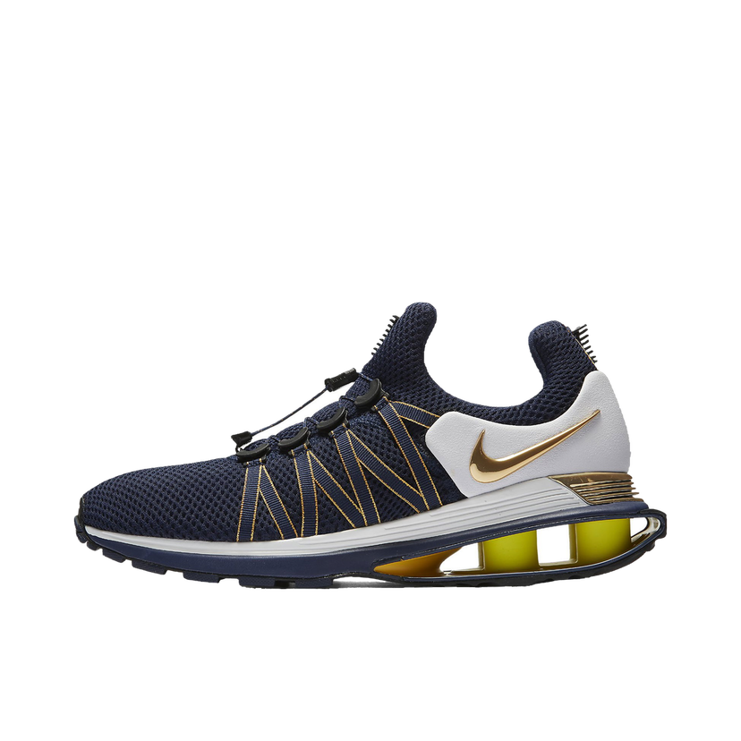 Tenisice i cipele Nike Shox Gravity Midnight Navy Metallic Gold Crna | AR1999-400