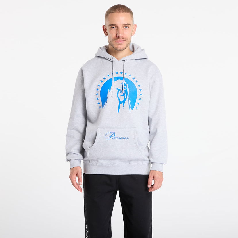 Dukserice Pleasures Sweatshirt Critic Hoodie Siva | P25F066-GREY