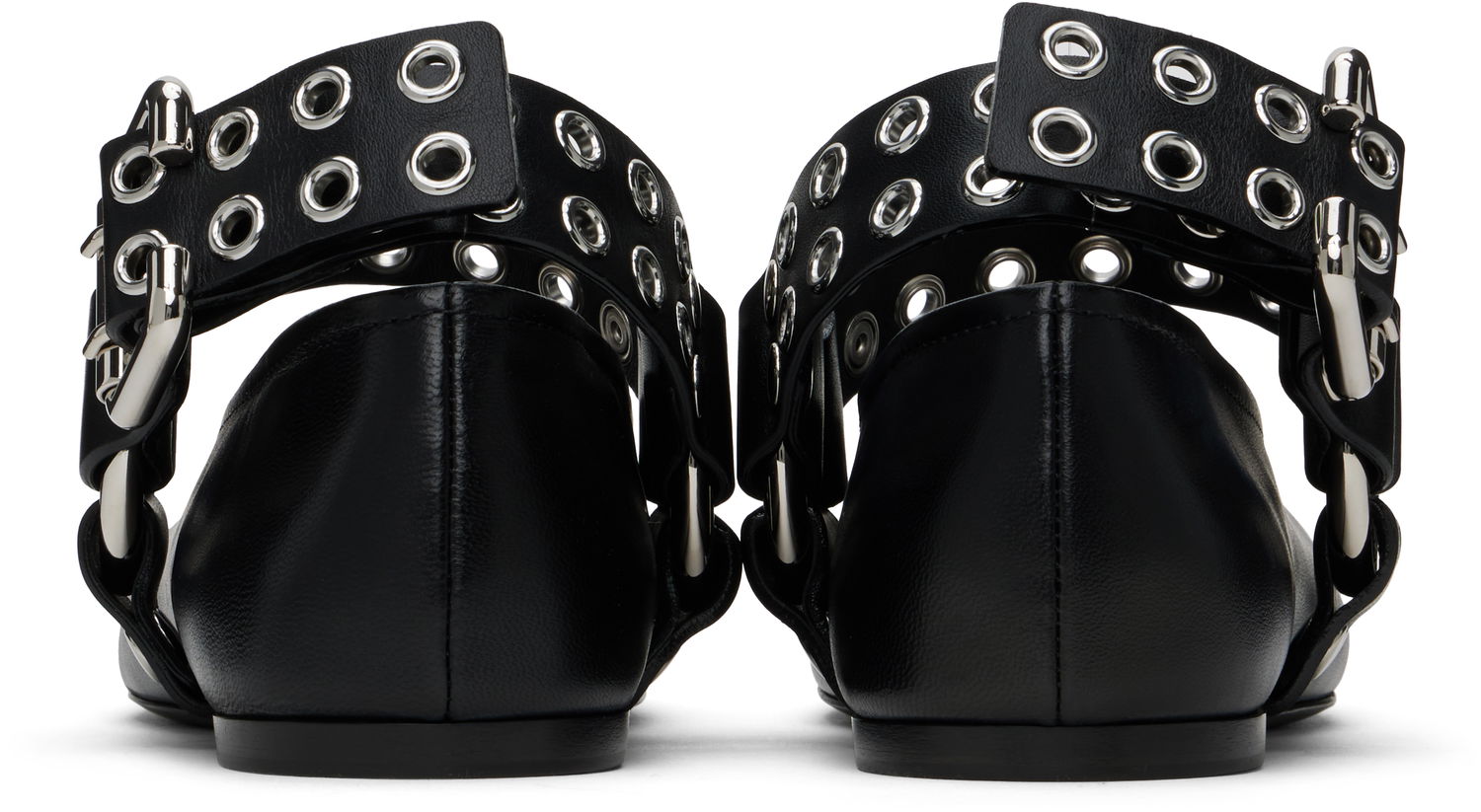 Tenisice i cipele Alaïa ALAÏA Biker Ballerina Flats Crna | AA3A041CK290, 1