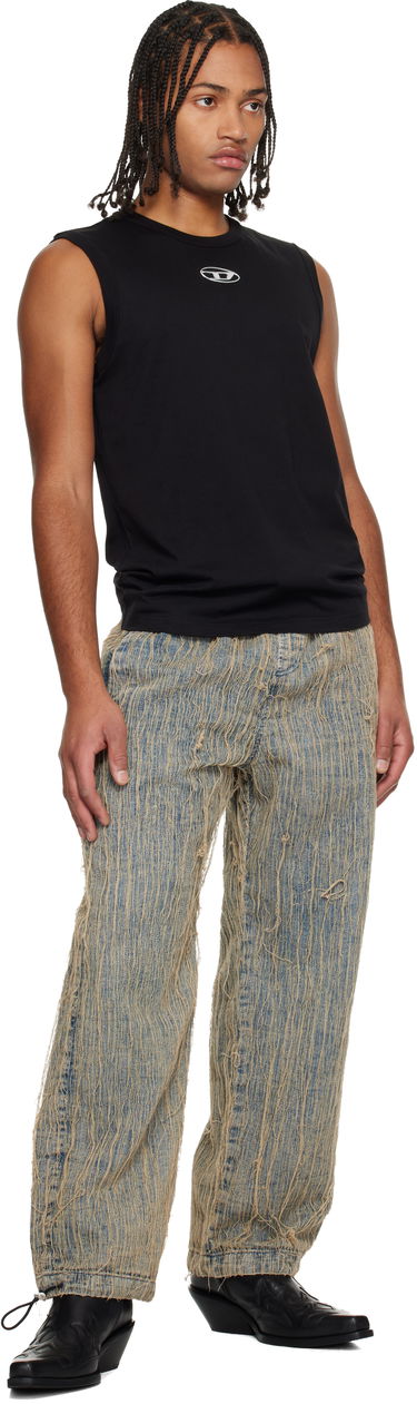 Jeans Diesel Relaxed D-Martial Frayed Drawstring Jeans Višebojno | A19277-0CMBZ-01, 3