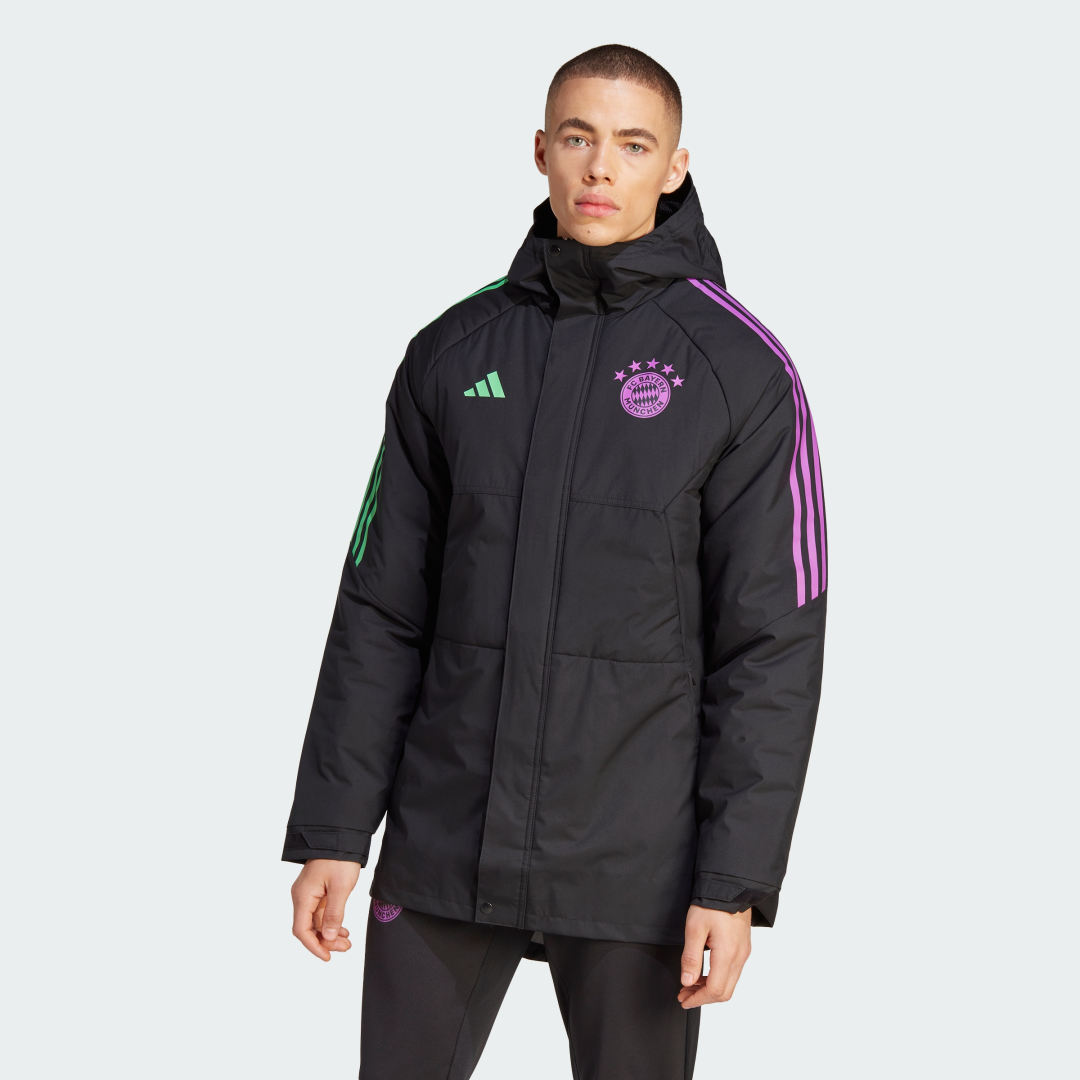 Jakna adidas Originals Parka FC Bayern Condivo 23 Stadium Crna | IB1575, 0