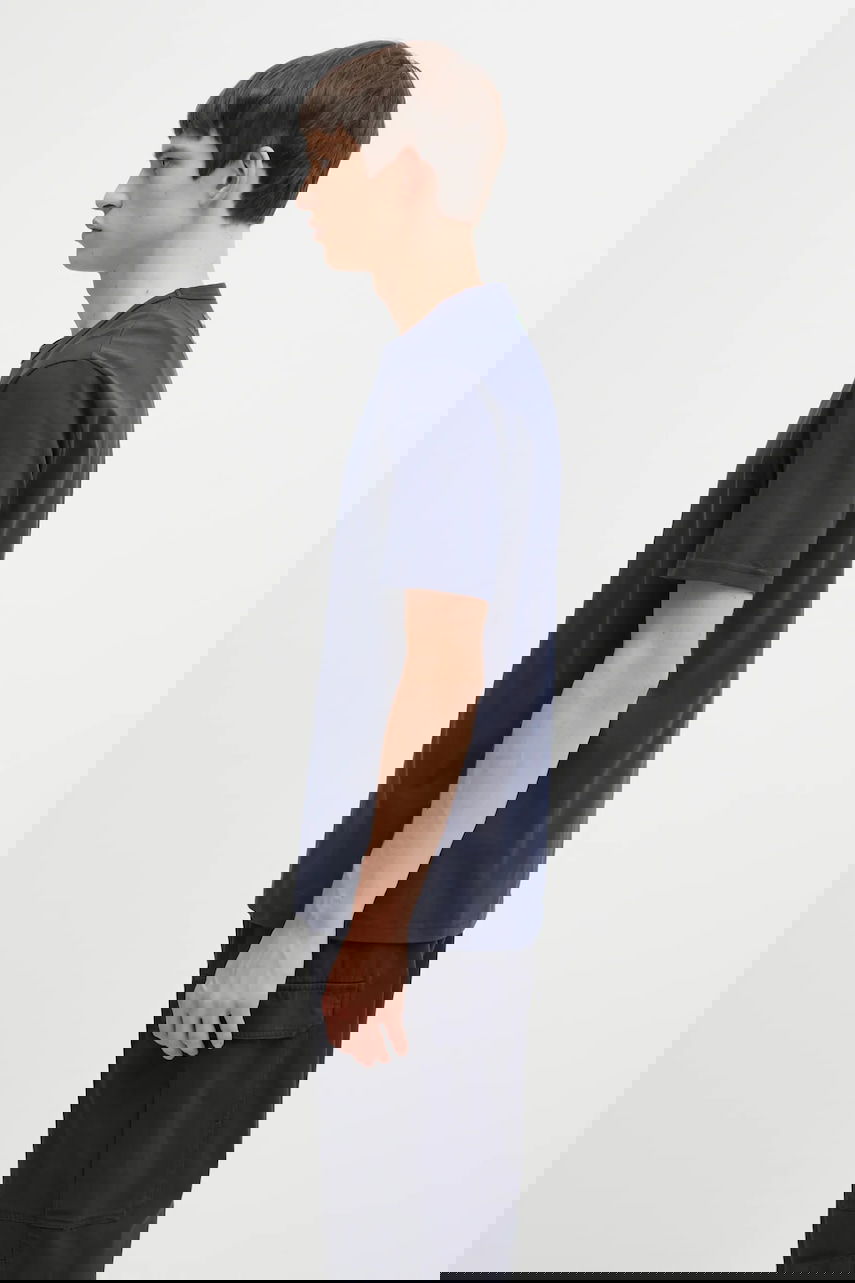 Majica kratkih rukava Barbour Printed Wax Can T-shirt Barbour x Paul Smith Tamnoplava | MTS1526NY91, 1