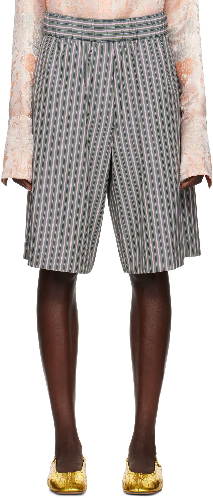 Kratke hlače Dries Van Noten Dries Van Noten Striped Shorts Višebojno | 251-010912-1375