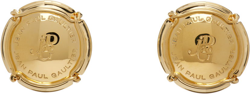 Naušnice Jean Paul Gaultier Jean Paul Gaultier 'The Champagne' Gold-Tone Earrings Žuta | 25/03-W-JW007-X053-92