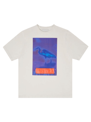 Majica kratkih rukava HERON PRESTON Heron Censored Short-Sleeve Tee Bijela | HMAA032F22JER0040146