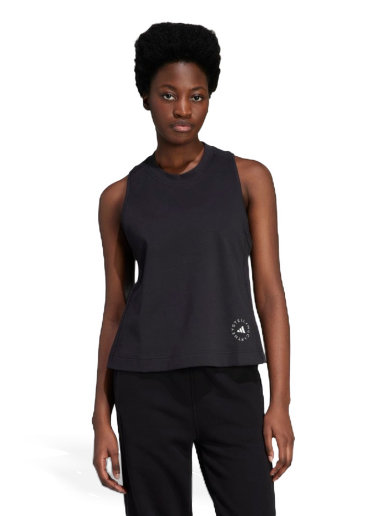 Majica bez rukava adidas Originals by Stella McCartney Logo Tank Top Crna | IB6857