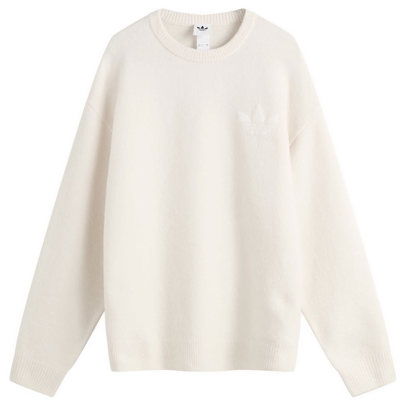 Džemper adidas Originals Knitted Sweatshirt Bijela | KF2339