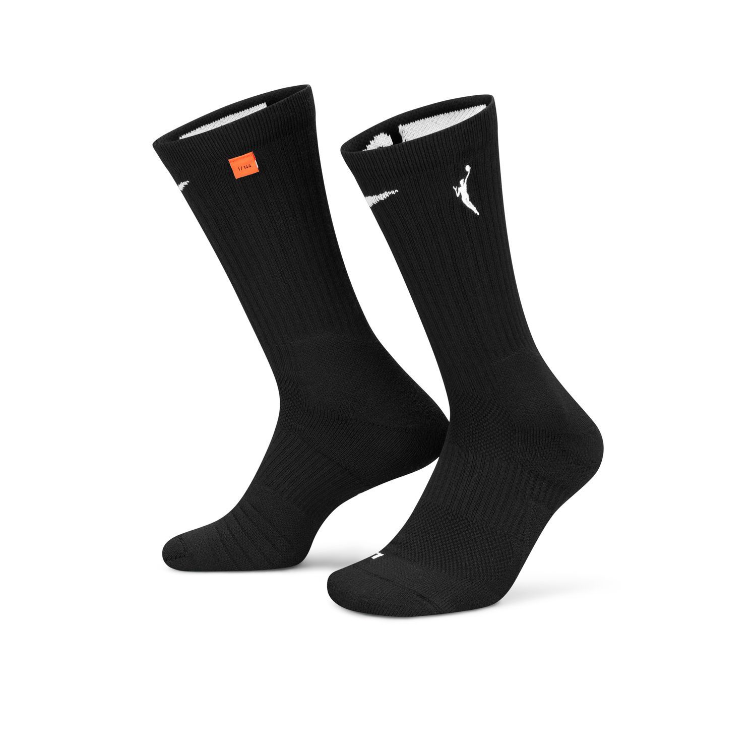 Čarape Nike WNBA Elite Basketball Crew Socks Crna | DN1035-010, 0
