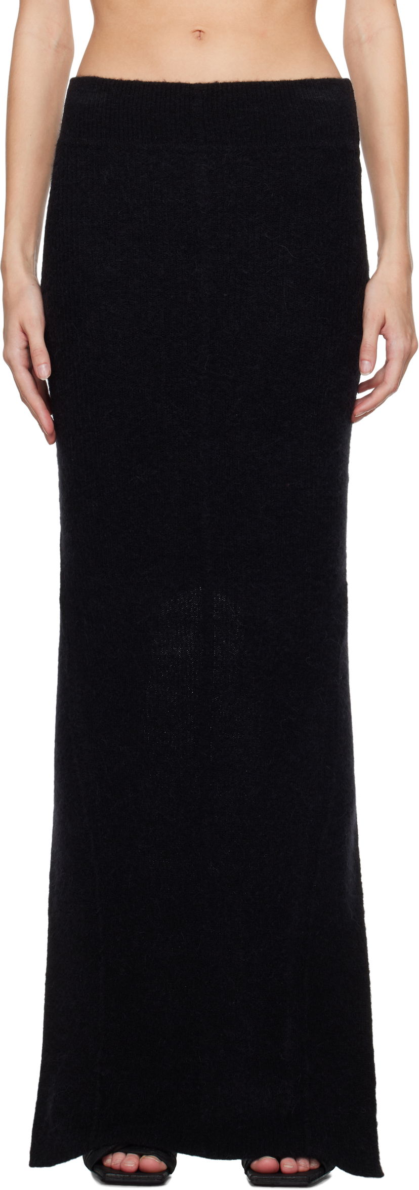 Suknja Rick Owens Maxi Skirt Crna | RO02D3682 KWPL