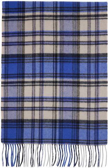 Šal ADER ERROR Plaid Muffler Scarf Plava | BMADFWAC0401BL, 1