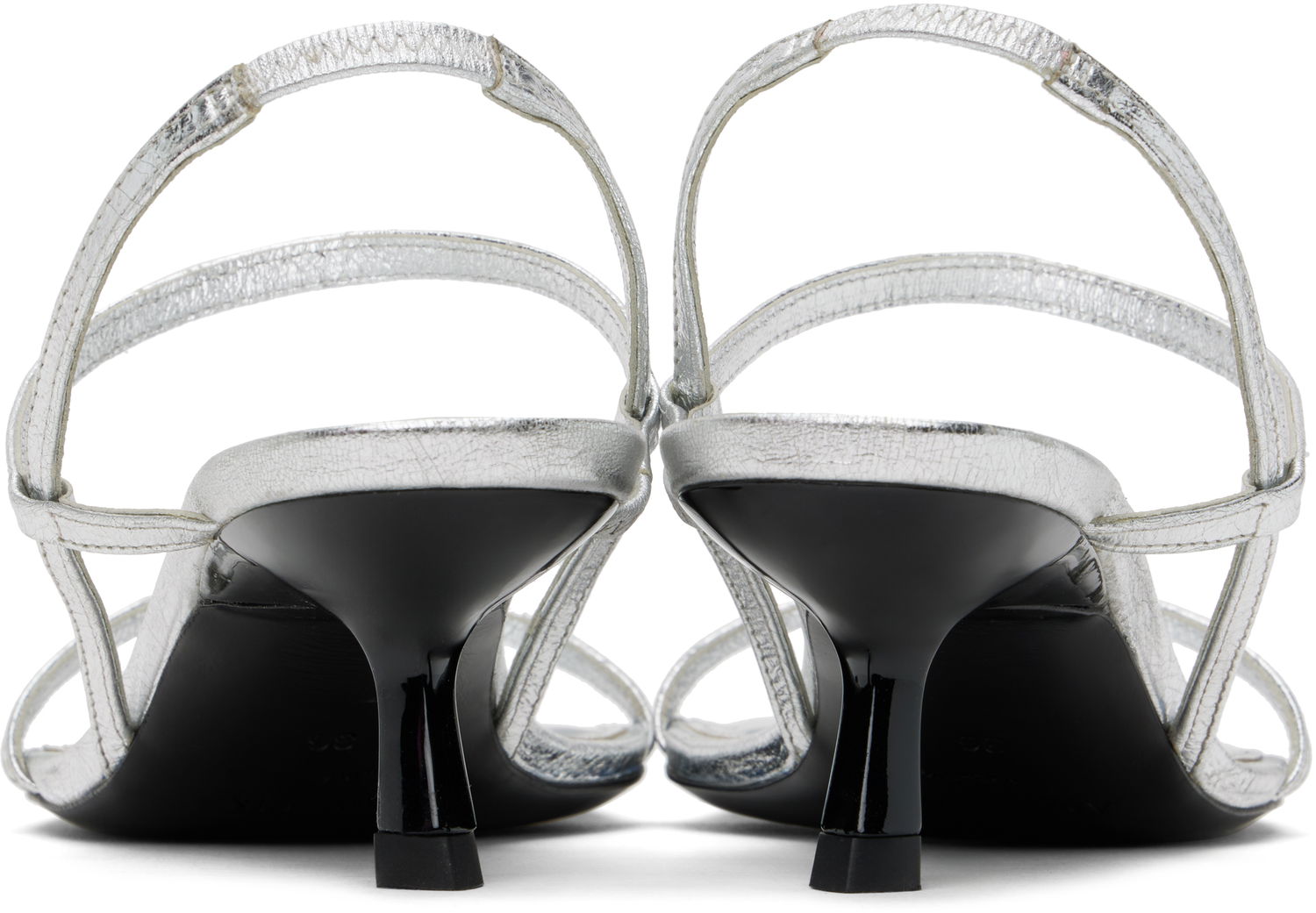 Njega cipela Anine Bing ANINE BING Hilda Heeled Sandals Metalik | A-14-10684-SLV1, 1