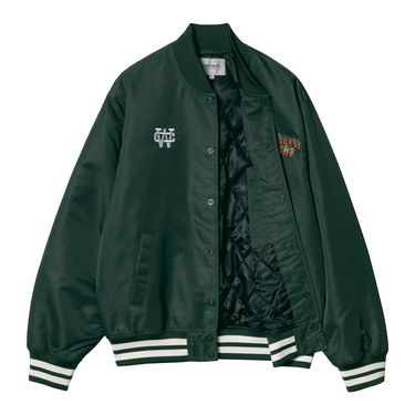 Bomber jakna Carhartt WIP Carhartt WIP Flaming Ducks Bomber Jacket Zelena | I034510_9, 2