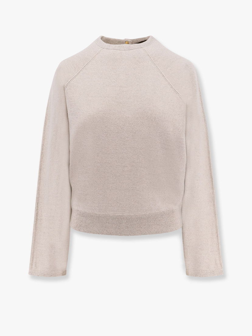 Džemper Loro Piana Loro Piana Brienno Cropped Sweater Bež | FAP0750A0JV