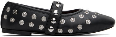 Tenisice i cipele Stella McCartney Stella McCartney Ryder Popper-Studded Ballerina Flats Crna | 810473W1IL0, 0