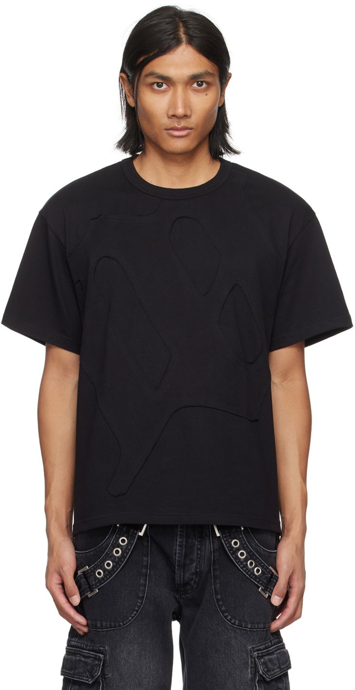 Majica kratkih rukava MISBHV Mega M T-Shirt Crna | 240M131