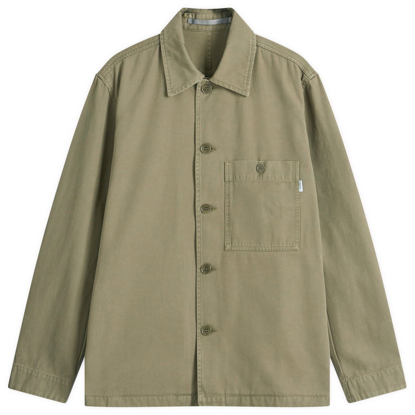 Košulja NORSE PROJECTS Norse Projects Standard Twill Overshirt Zelena | N50-0260-8076