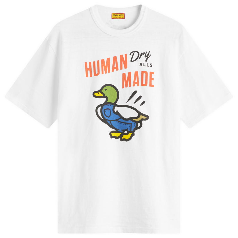 Majica kratkih rukava Human Made Human Made Duck Overalls Graphic T-Shirt, Size Large Bijela | HM29TE006-WHT